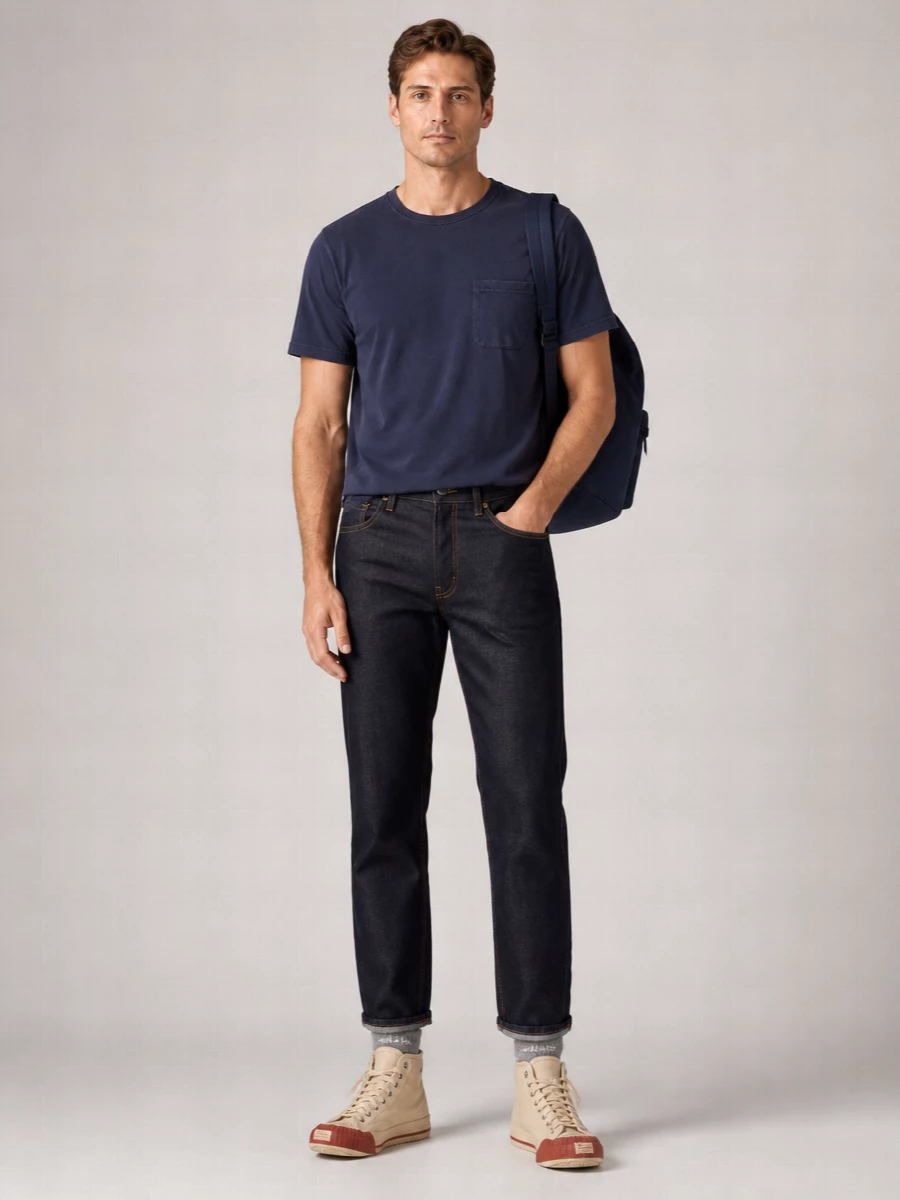 Visvim Wool Linen Oversized Short-Sleeve T-Shirt