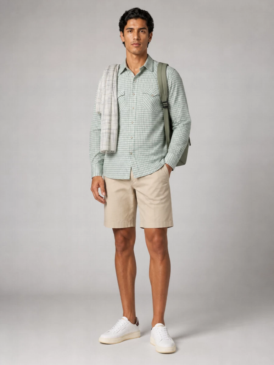 Polo Ralph Lauren Linen Checked Shirt
