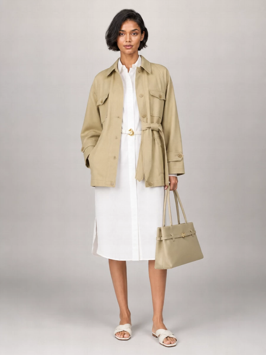 The Frankie Shop Padded Trench Coat
