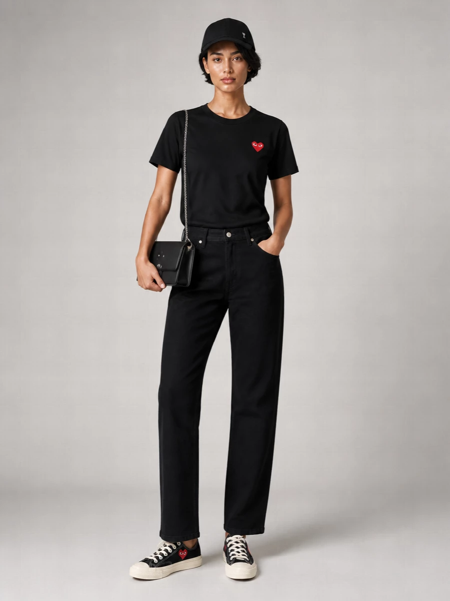 Comme Des Garçons Cotton Low-Top Sneakers