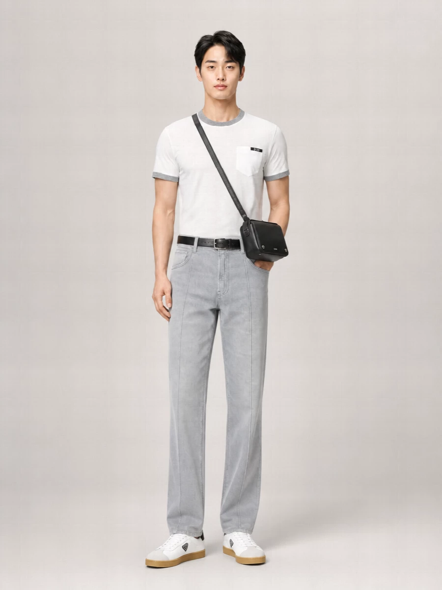 Prada Cotton Ribbed Reversible Short-Sleeve T-Shirt
