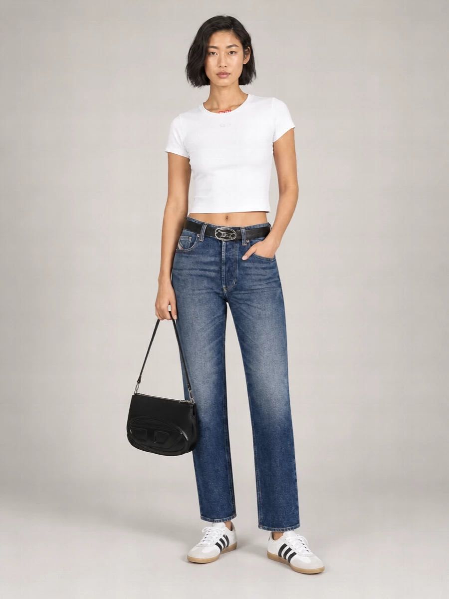 Diesel Denim Straight-Leg Jeans