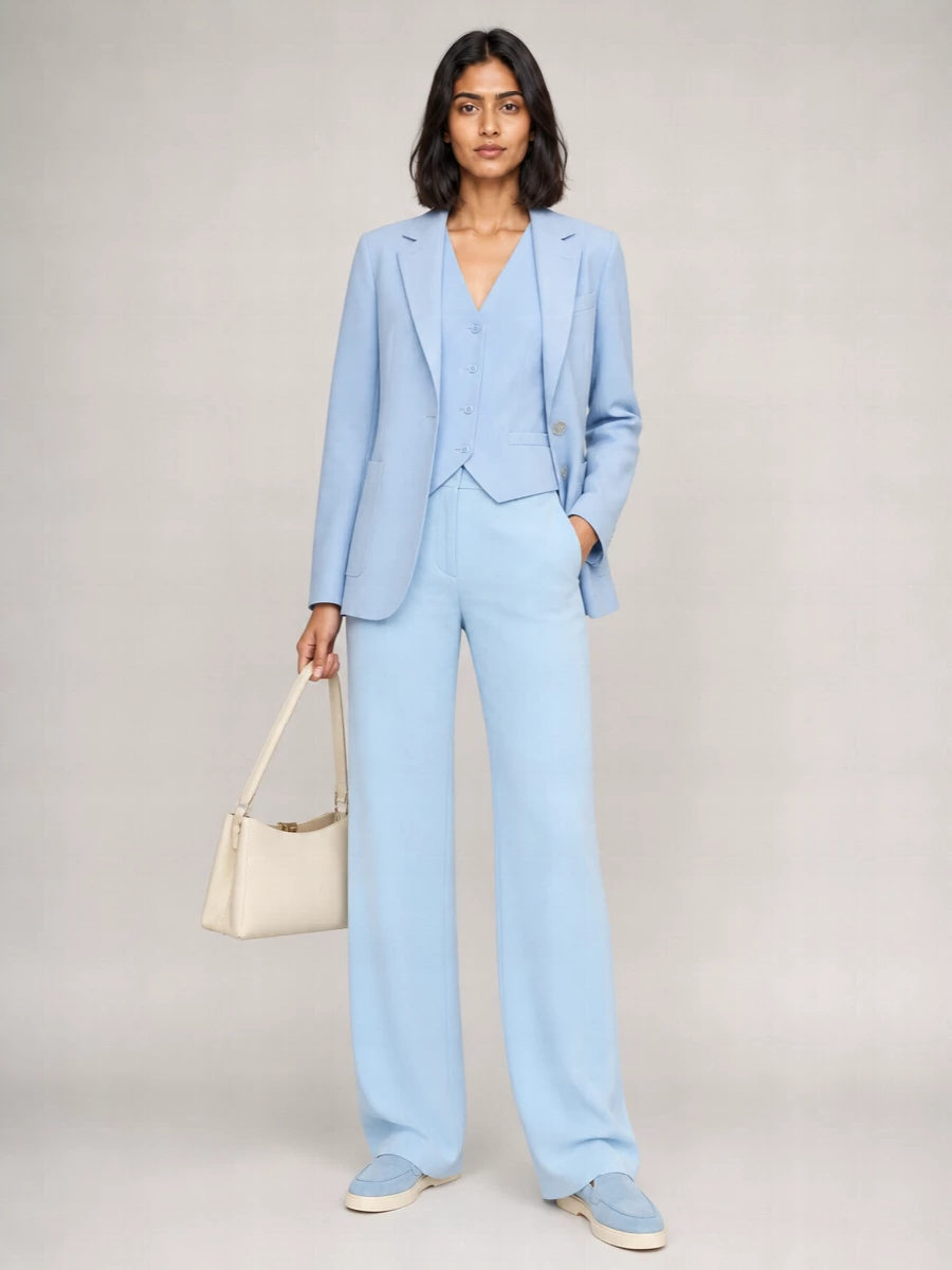 Harris Wharf London Stand Collar Blazer