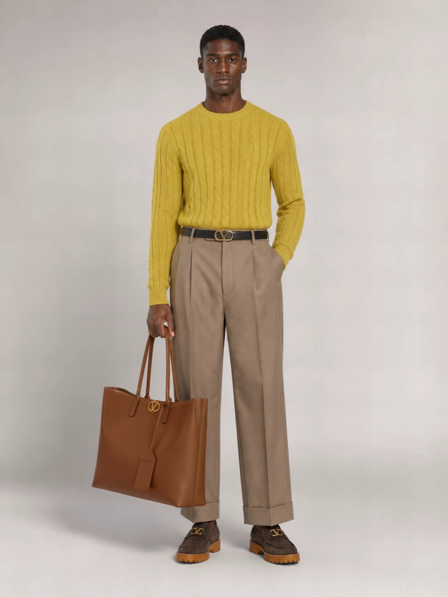 Valentino Garavani Leather Tote Bag