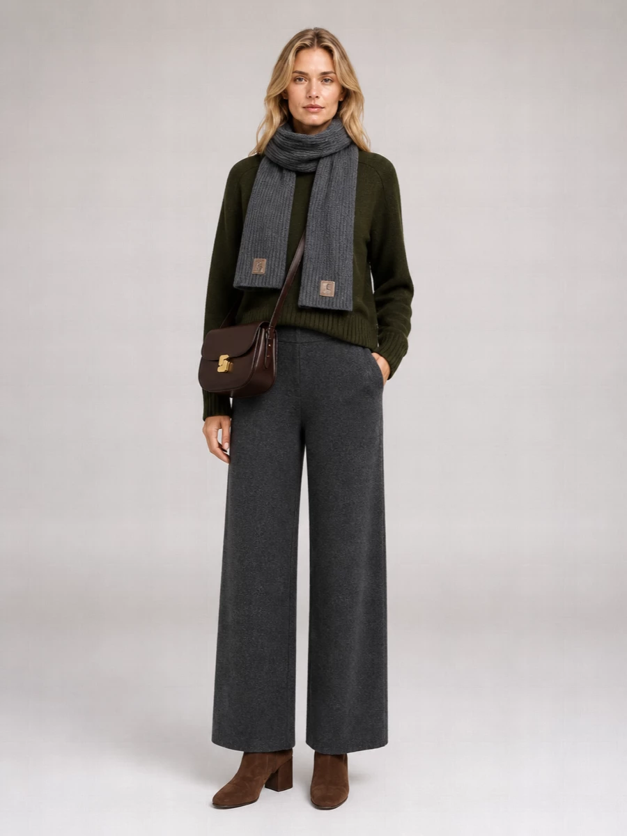 Soeur merino wool crew-neck sweater