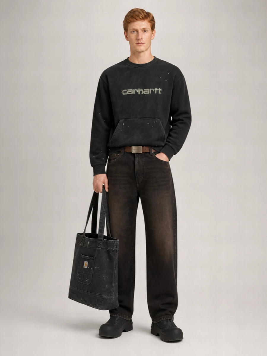 Carhartt Wip Denim Tapered Jeans