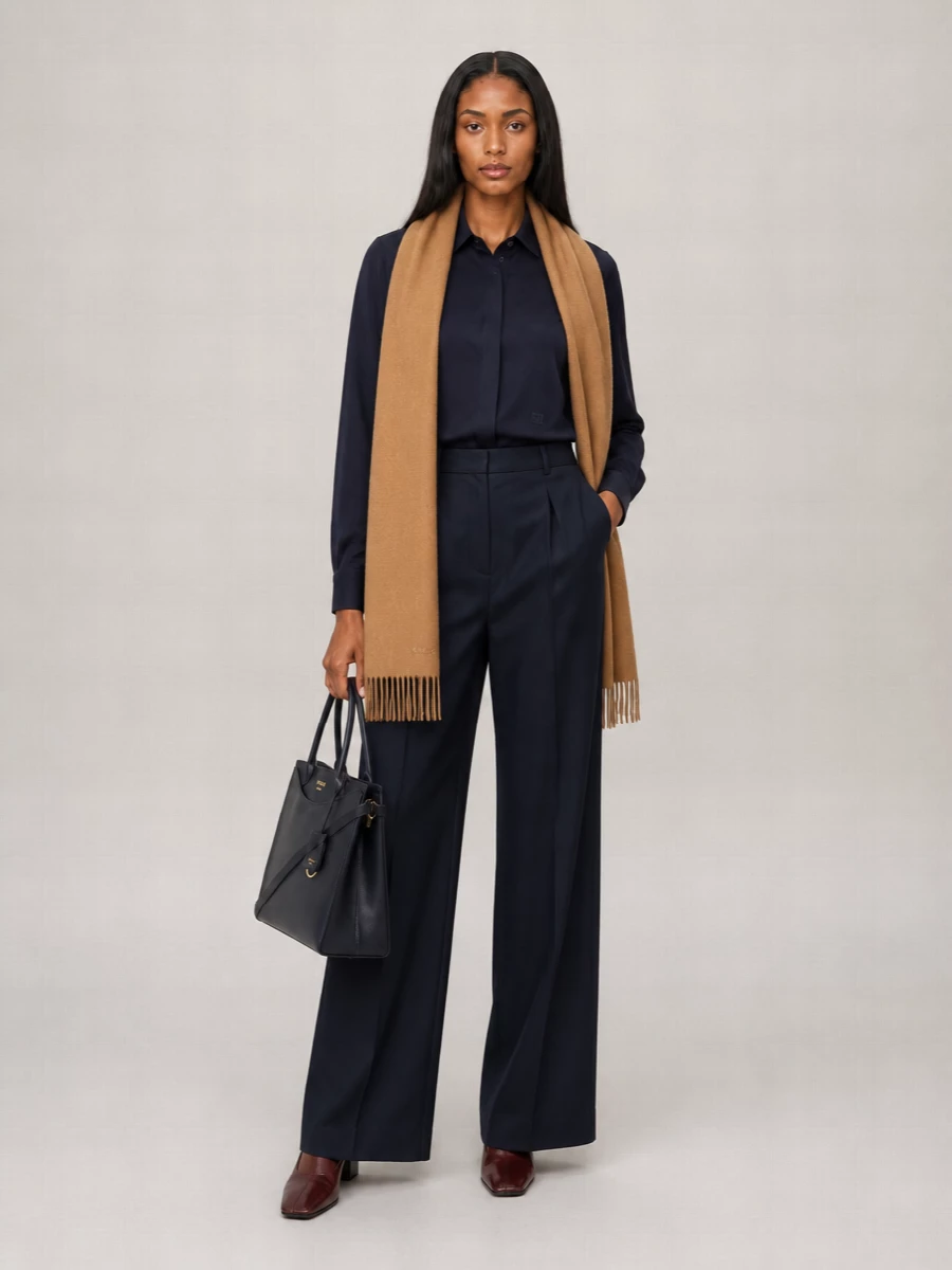 Max Mara Silk Long-Sleeve Shirt
