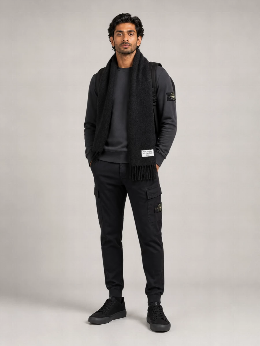 Stone Island Cotton Regular-Fit Crewneck Sweatshirt