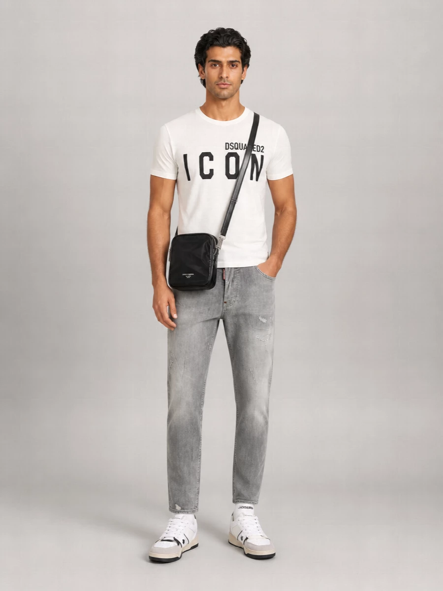 Dsquared2 Cotton Logo Print T-Shirt