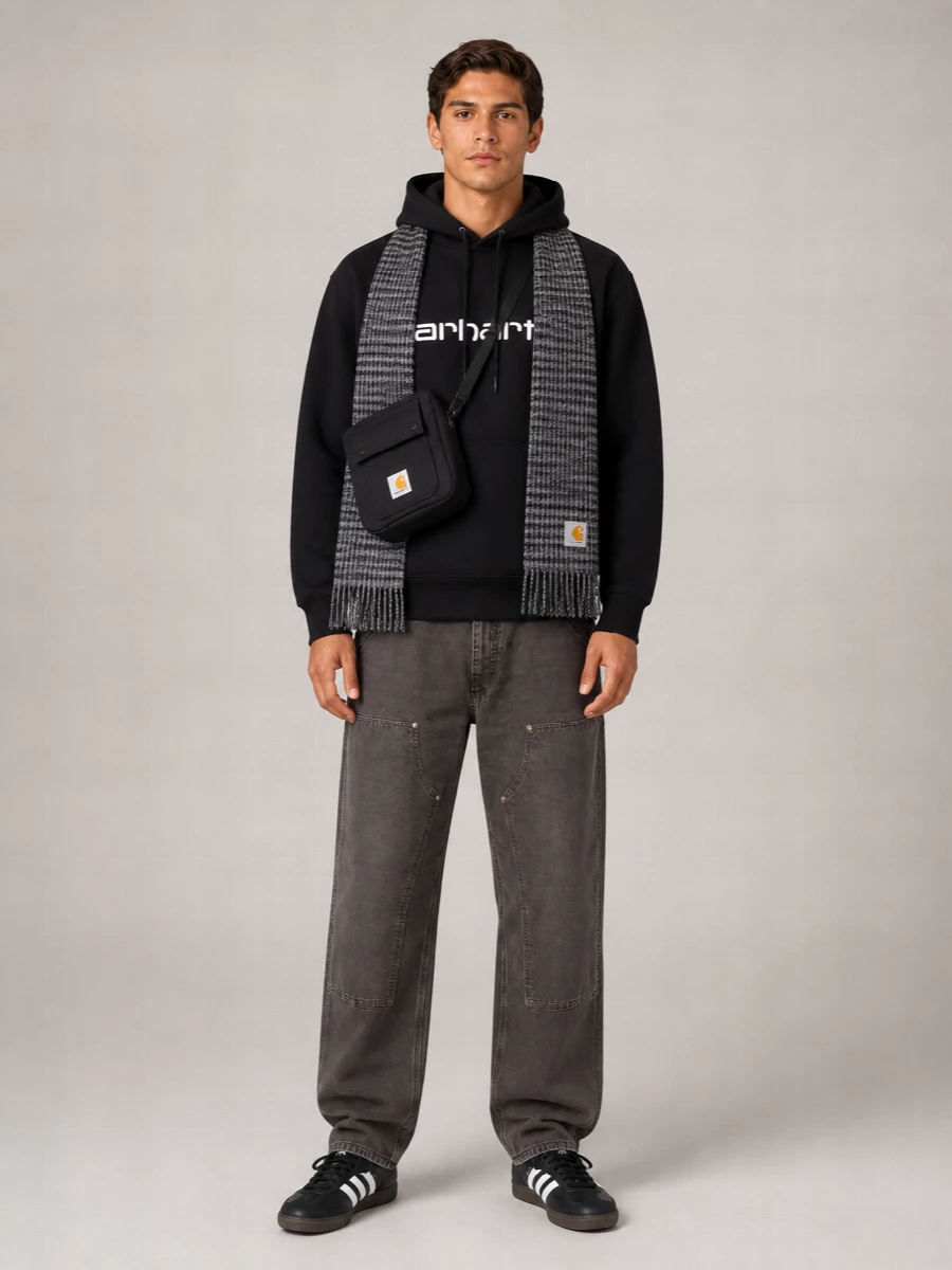Carhartt Wip Logo Cotton Blend Hoodie