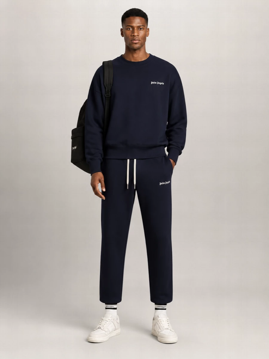Palm Angels Cotton Relaxed-Fit Flared Pants