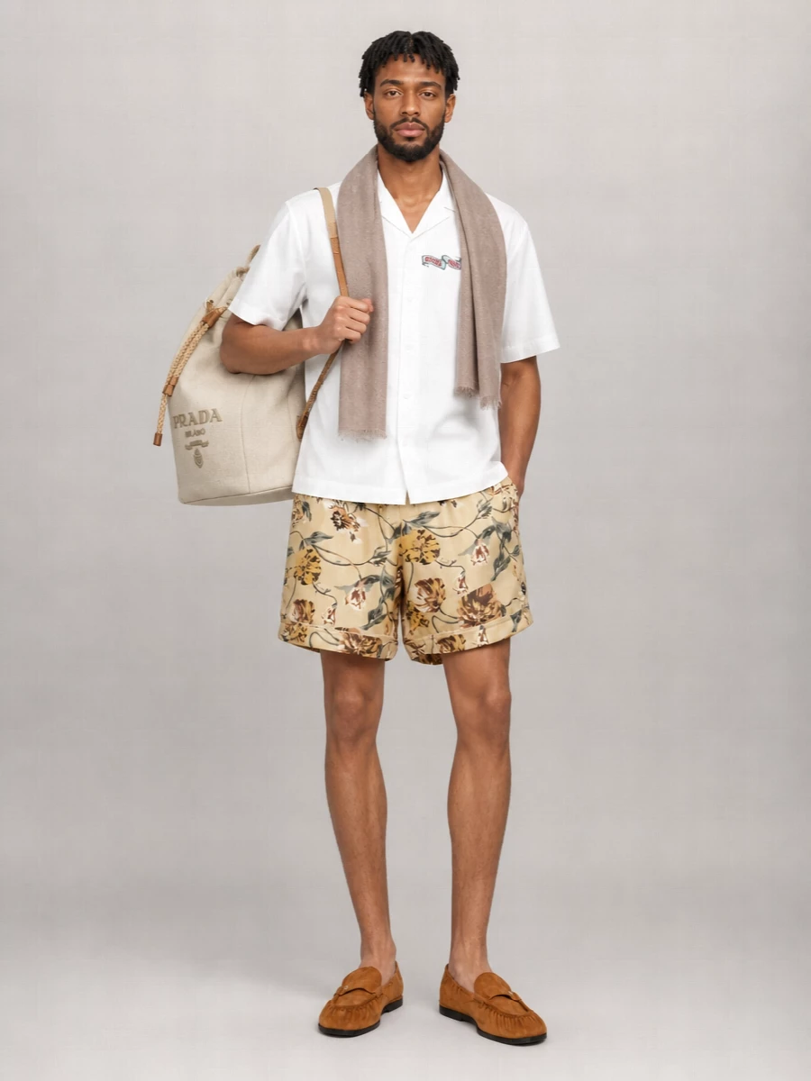 Prada Canvas Backpack