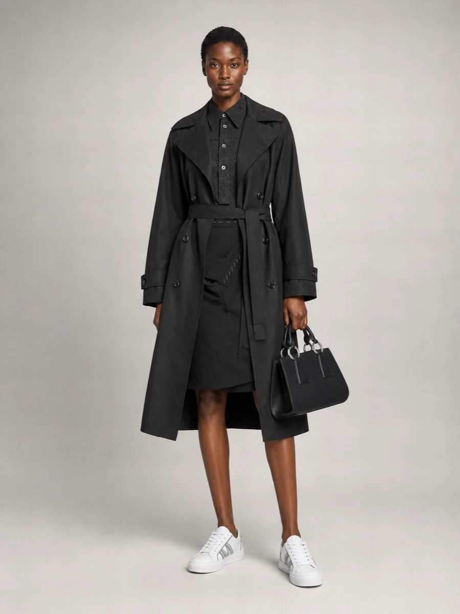 Moncler Genius Double-Breasted Trench Coat