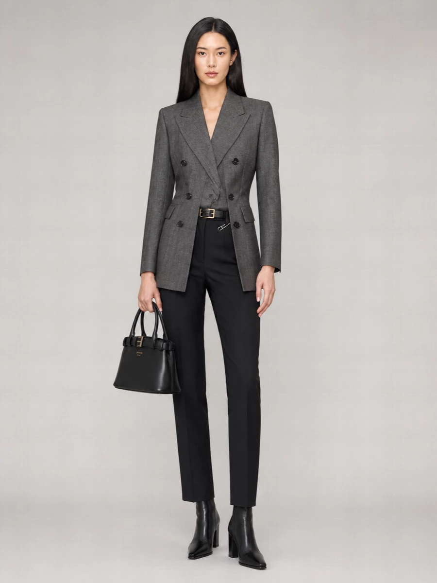 Prada Pinstripe Suit Jacket
