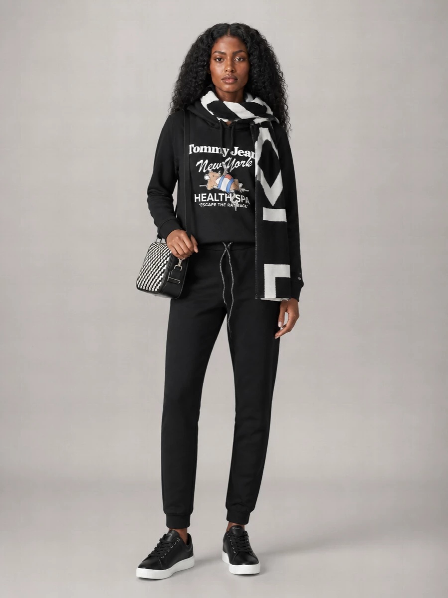 Pinko Wool Logo-Jacquard Scarf