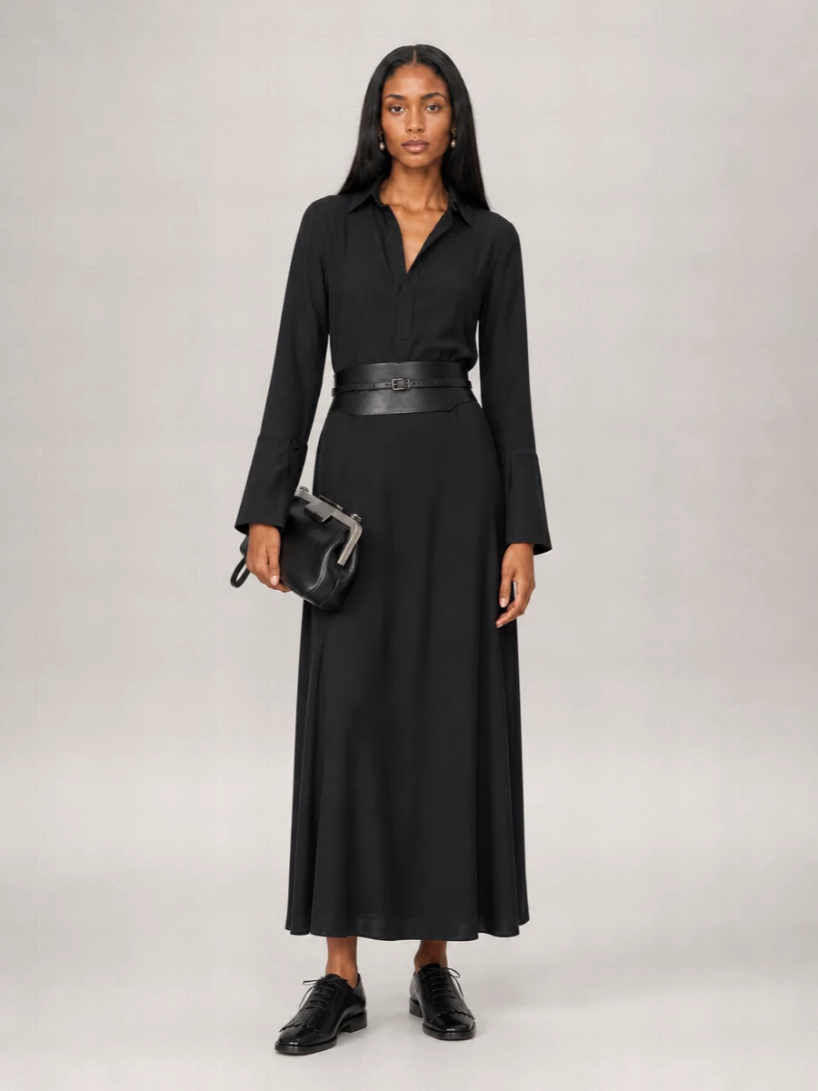 Max Mara Silk Midi Dress