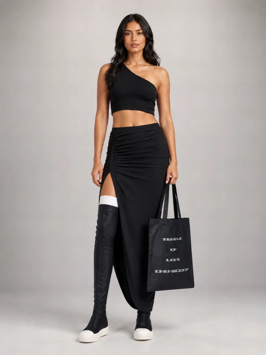 Rick Owens Tote Pod Cotton Tote Bag
