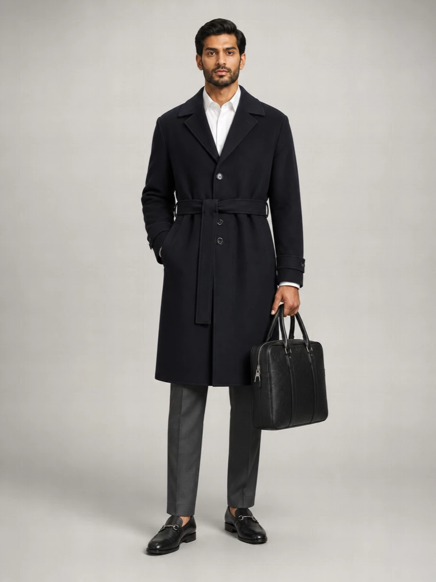 Gucci Cashmere Single-Breasted Coat