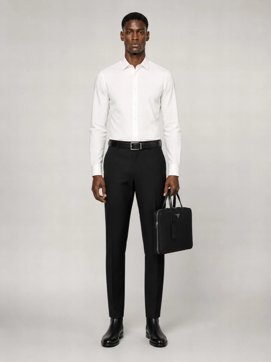 Jil Sander Cropped Tapered Technical Gabardine Trousers
