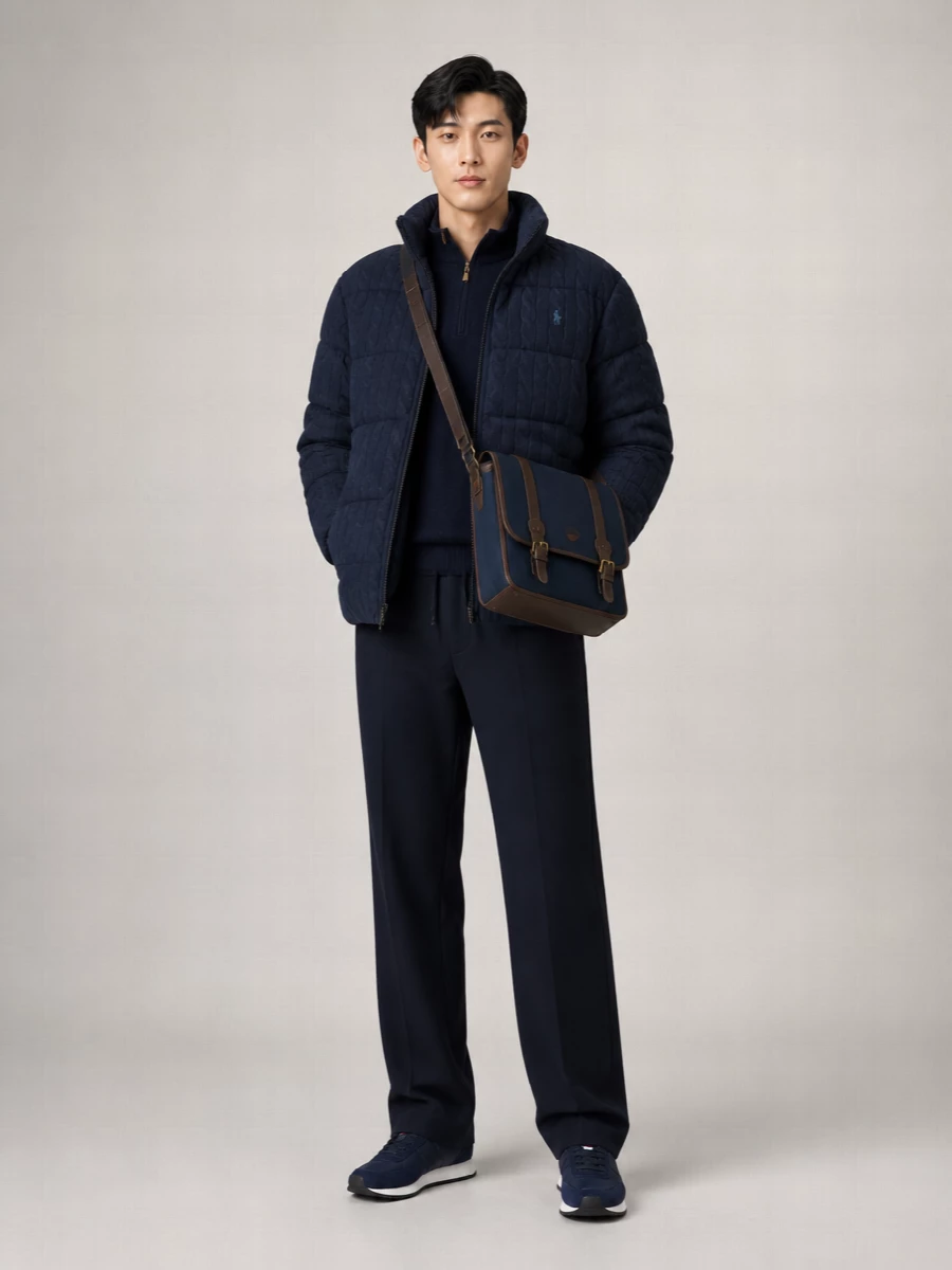 Polo Ralph Lauren Cashmere-Blend Padded Coat