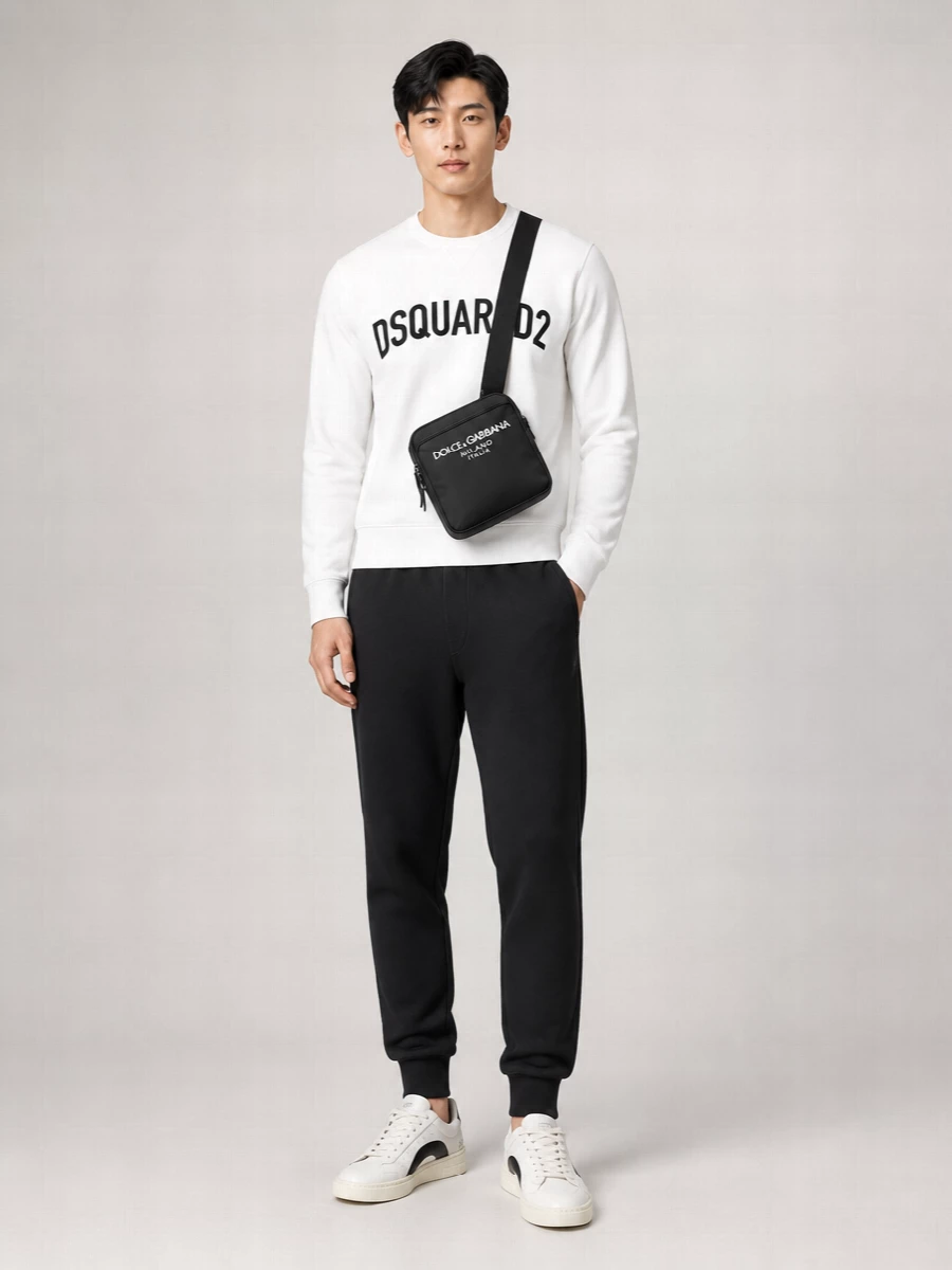 Dsquared2 Cotton Crew-Neck Sweatshirt