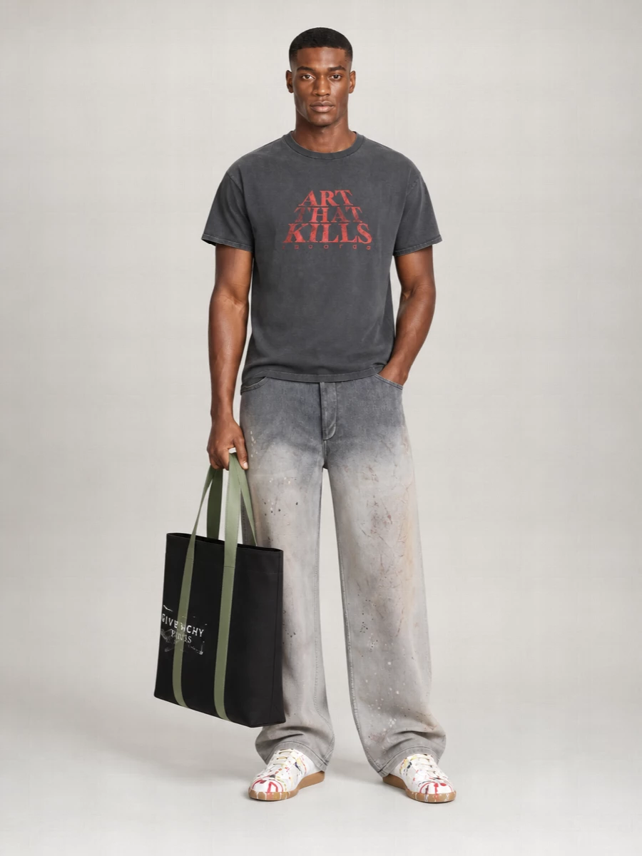 Gallery Dept. Cotton Logo Print T-Shirt