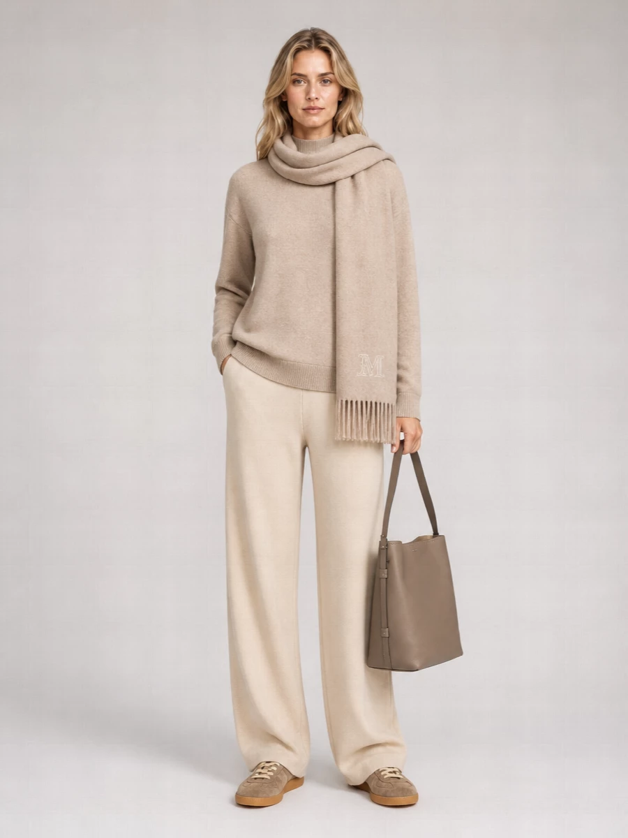 S Max Mara Wool Crew Neck Sweater