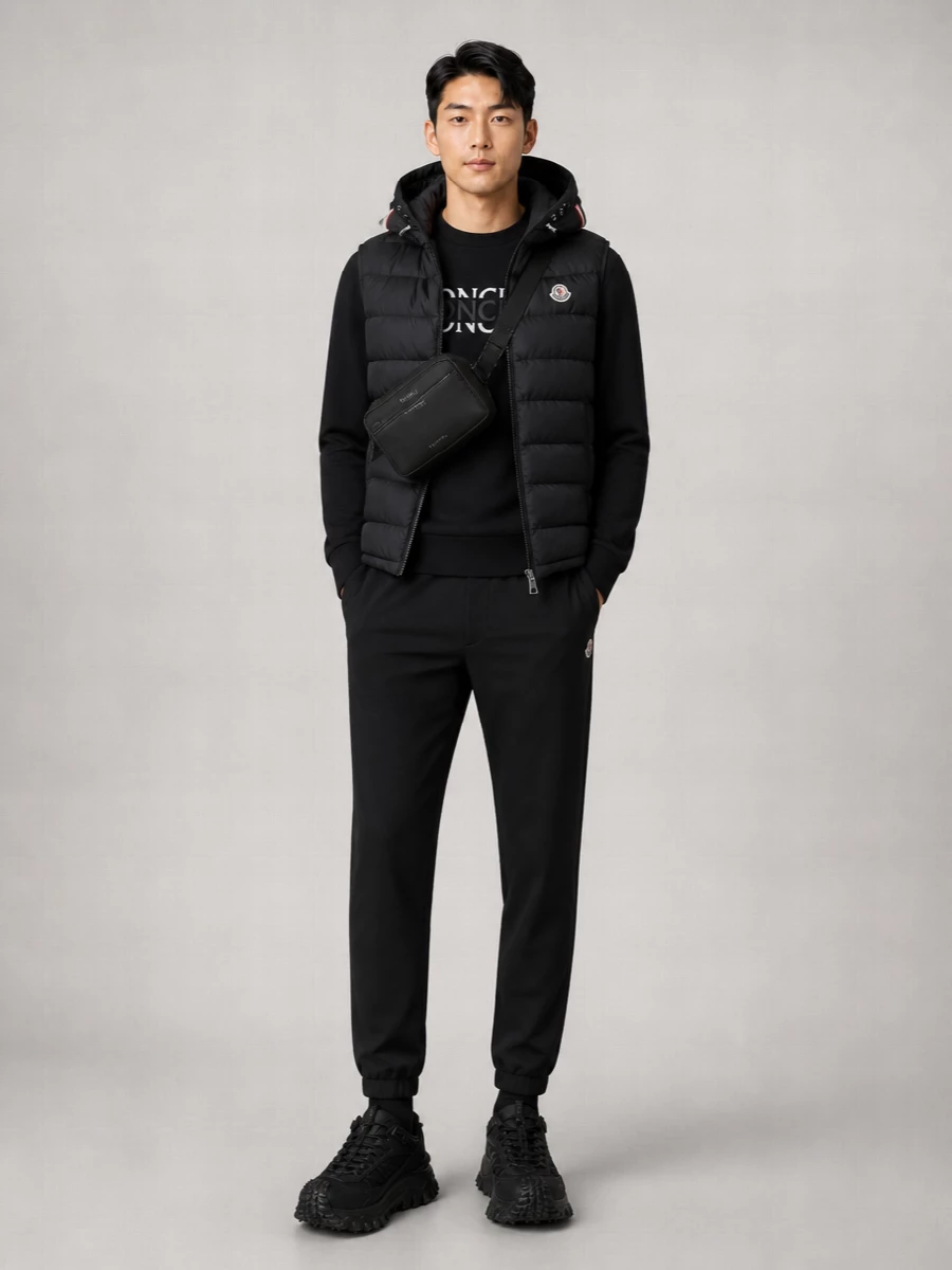 Moncler Down Hooded Gilet