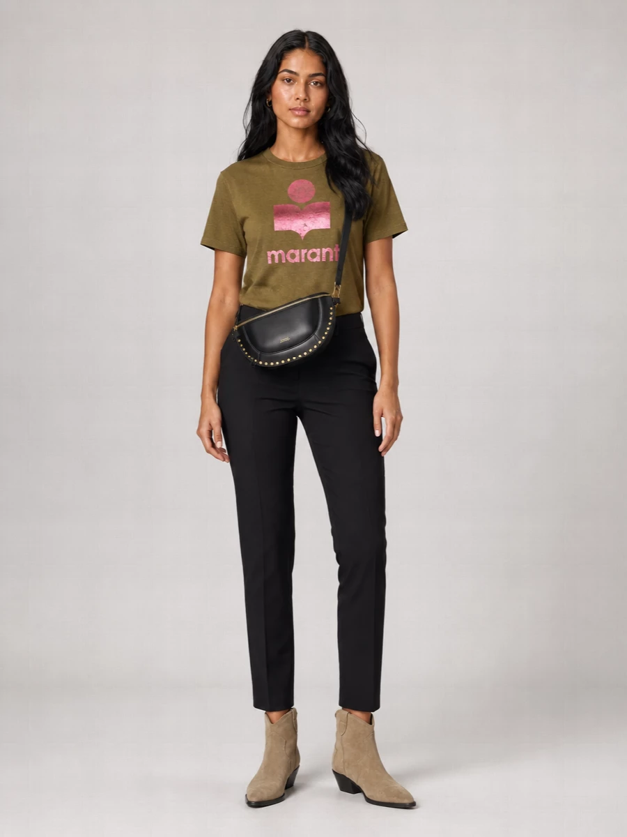 Isabel Marant Linen Printed T-Shirt