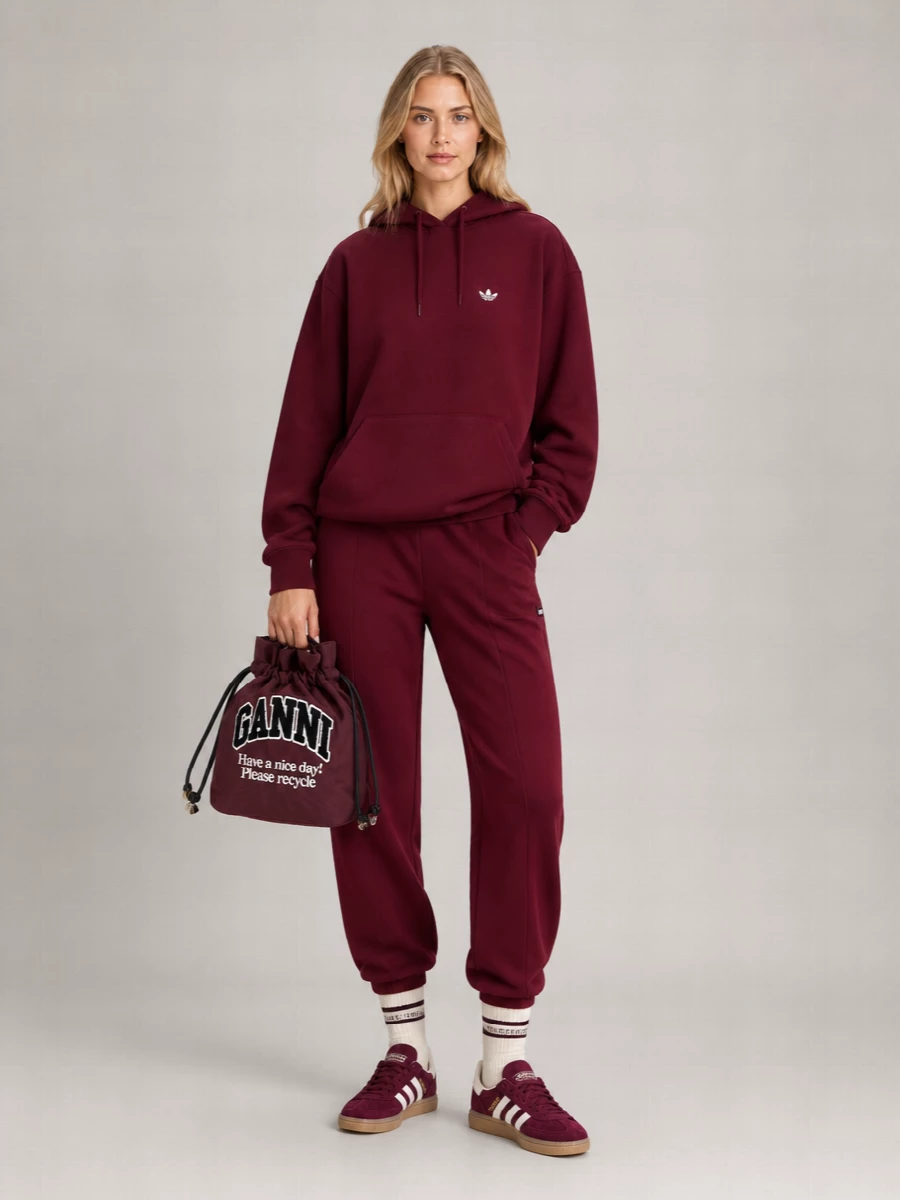 Rotate Cotton Track Pants