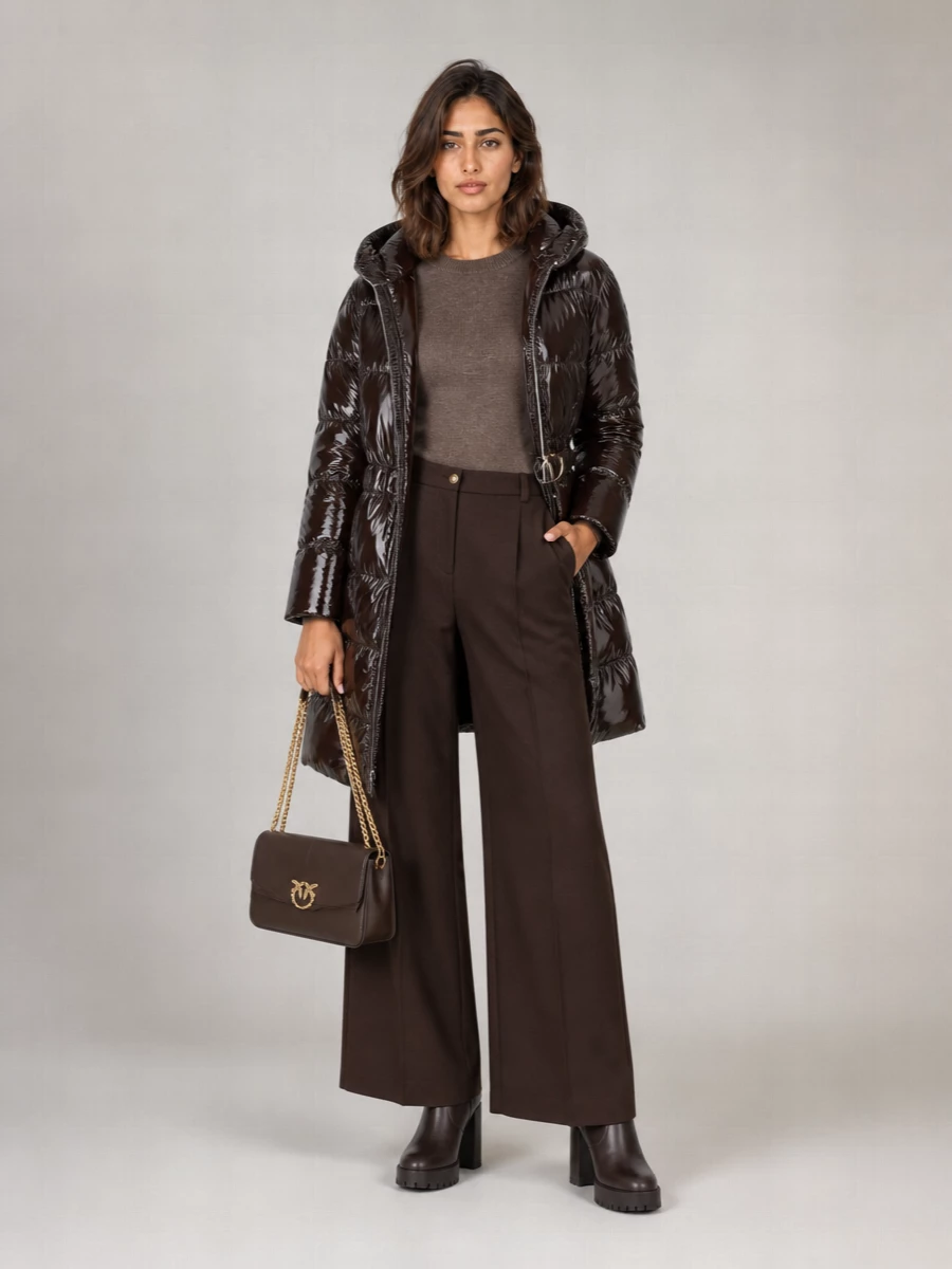 Pinko Down Parka Coat