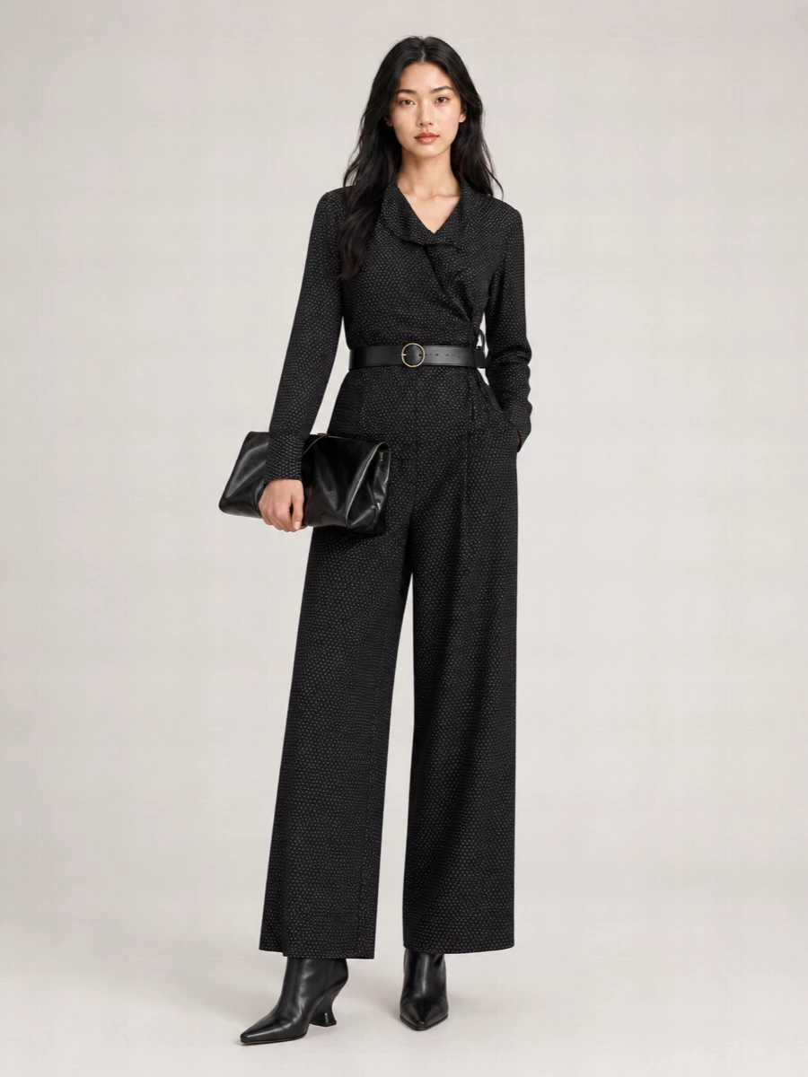 Dries Van Noten Printed Wide-Leg Trousers
