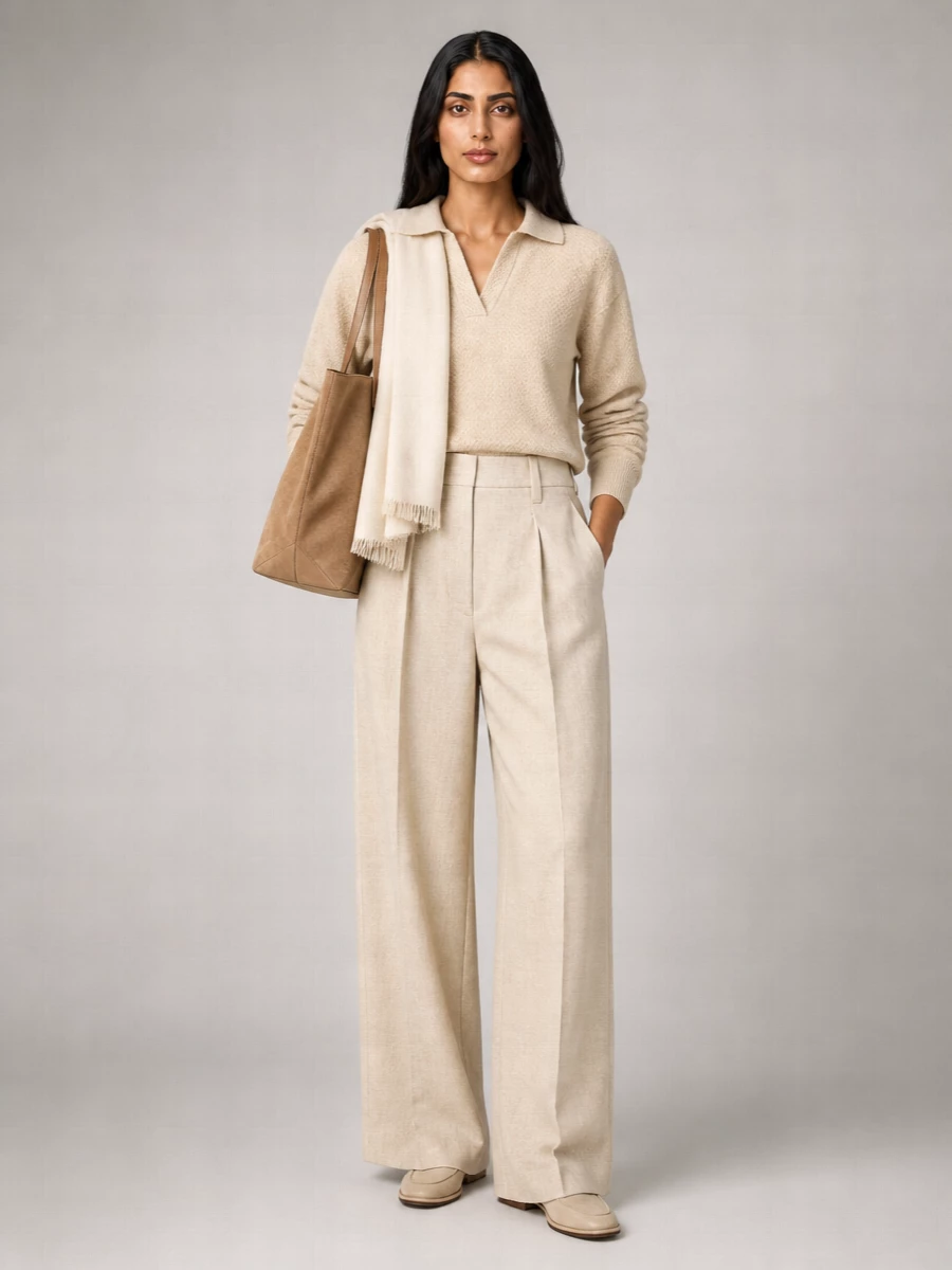 Brunello Cucinelli Waffle-Knit Long-Sleeve Polo Top