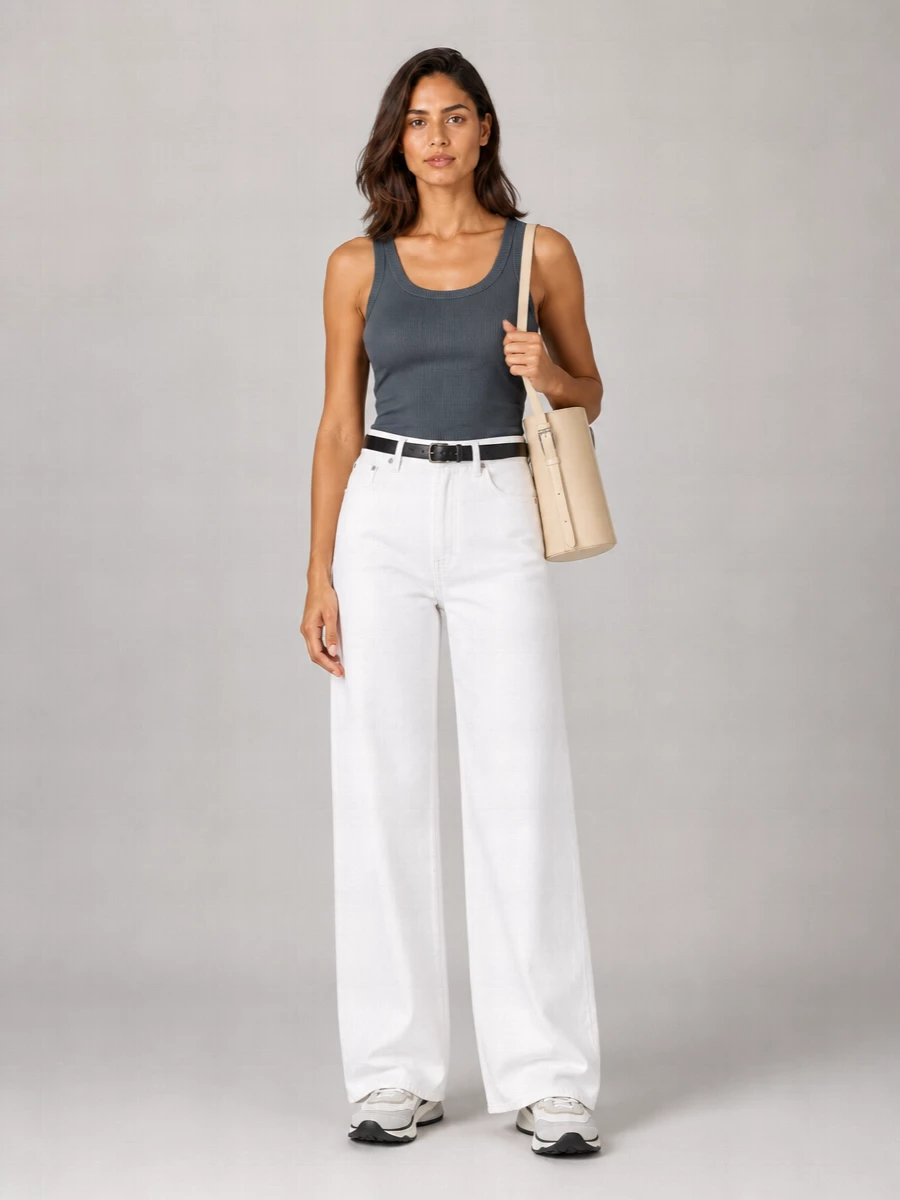 Haikure Denim Wide-Leg Jeans