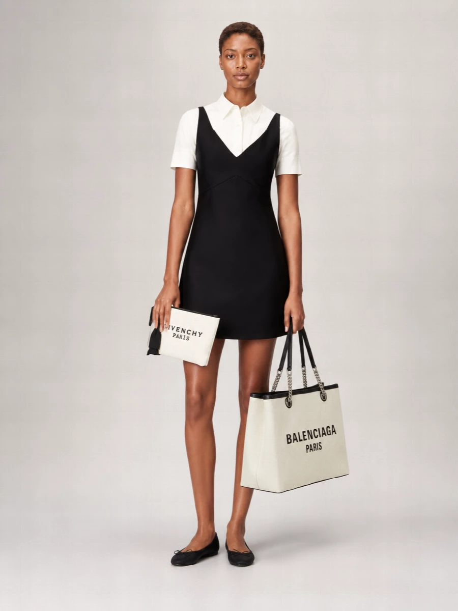 Balenciaga Na Satin Clutch Bag