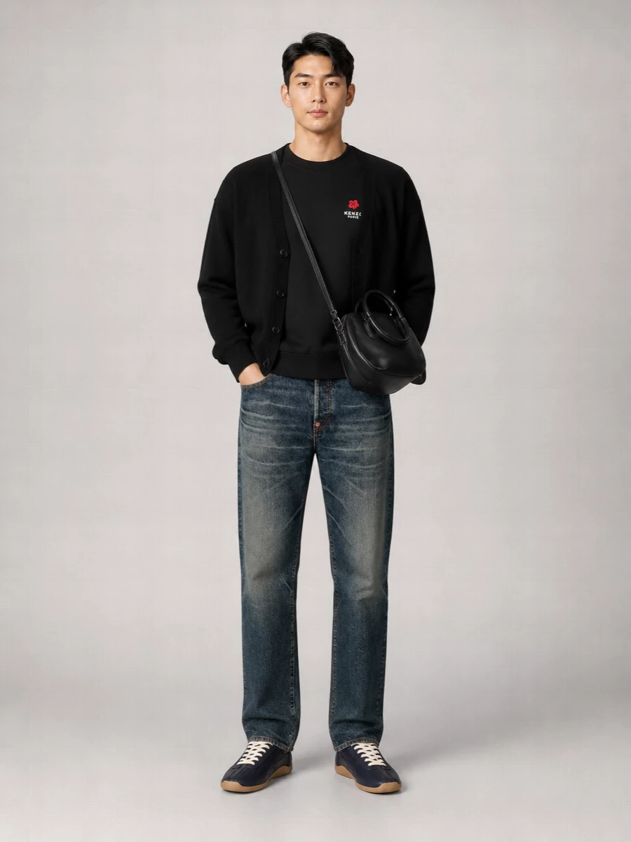 Kenzo Panelled Low-Top Sneakers
