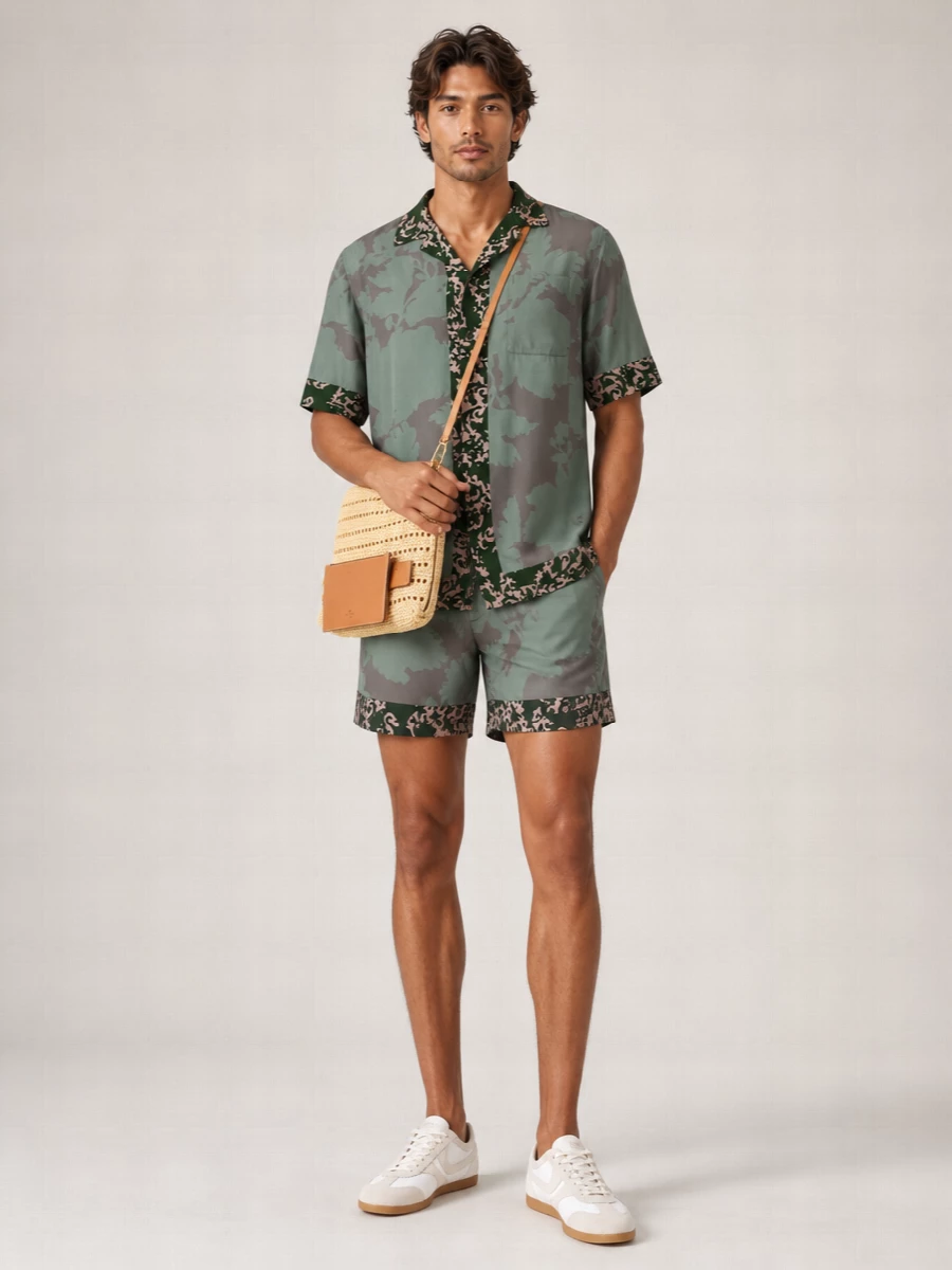 Dries Van Noten Printed Swim Shorts