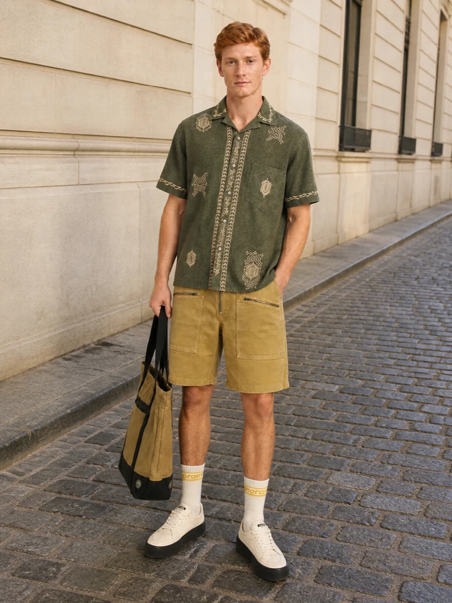 Isabel marant cargo shorts stone island sneakers