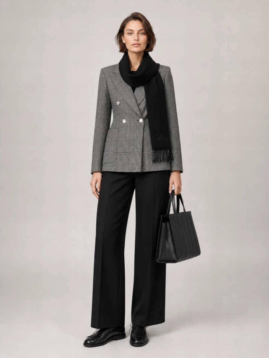 Max Mara Embroidered Virgin Wool Blazer