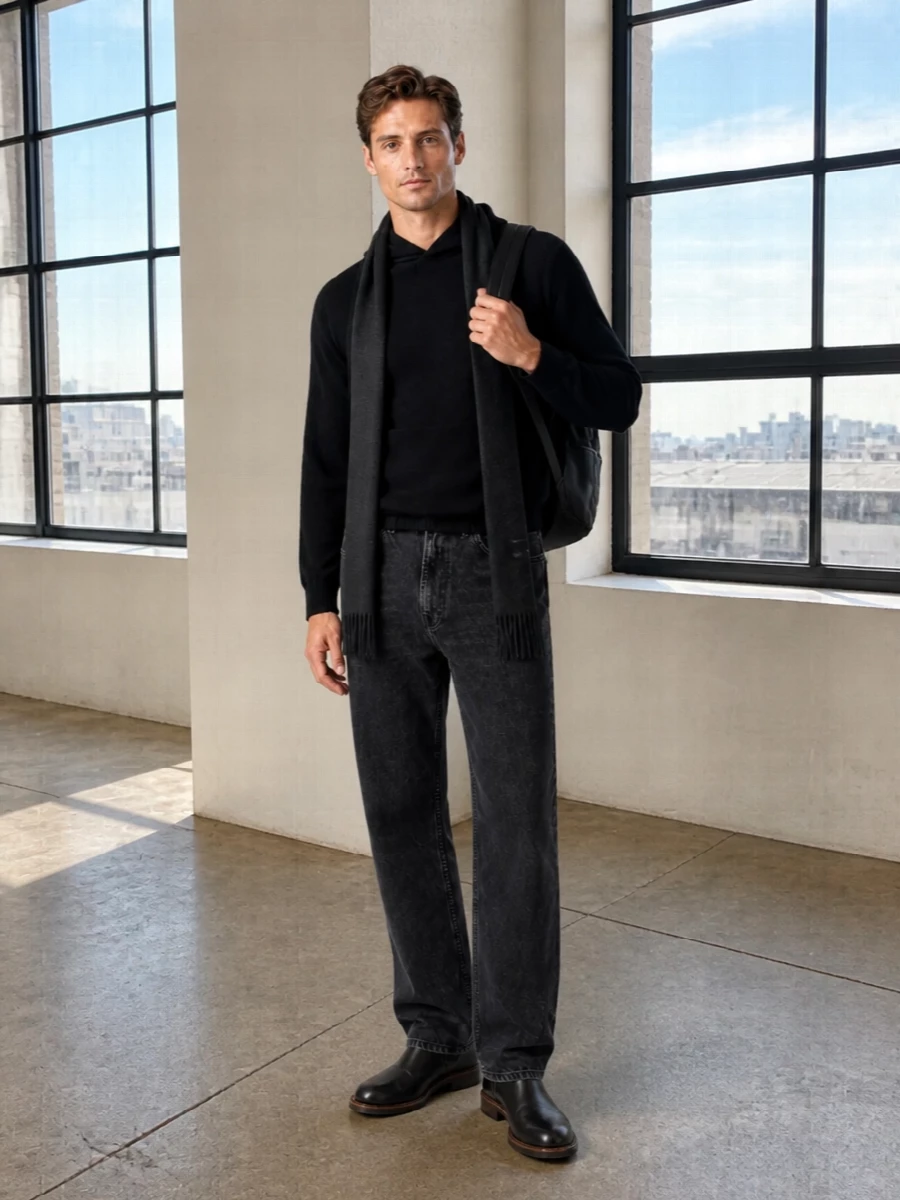 Our legacy hoodie black jeans ankle boots