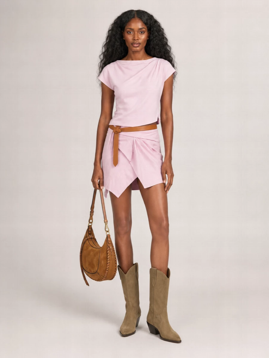 Isabel Marant Oskan Moon Suede Shoulder Bag