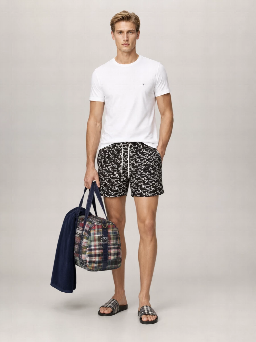 Paul & Shark Printed Swim Shorts