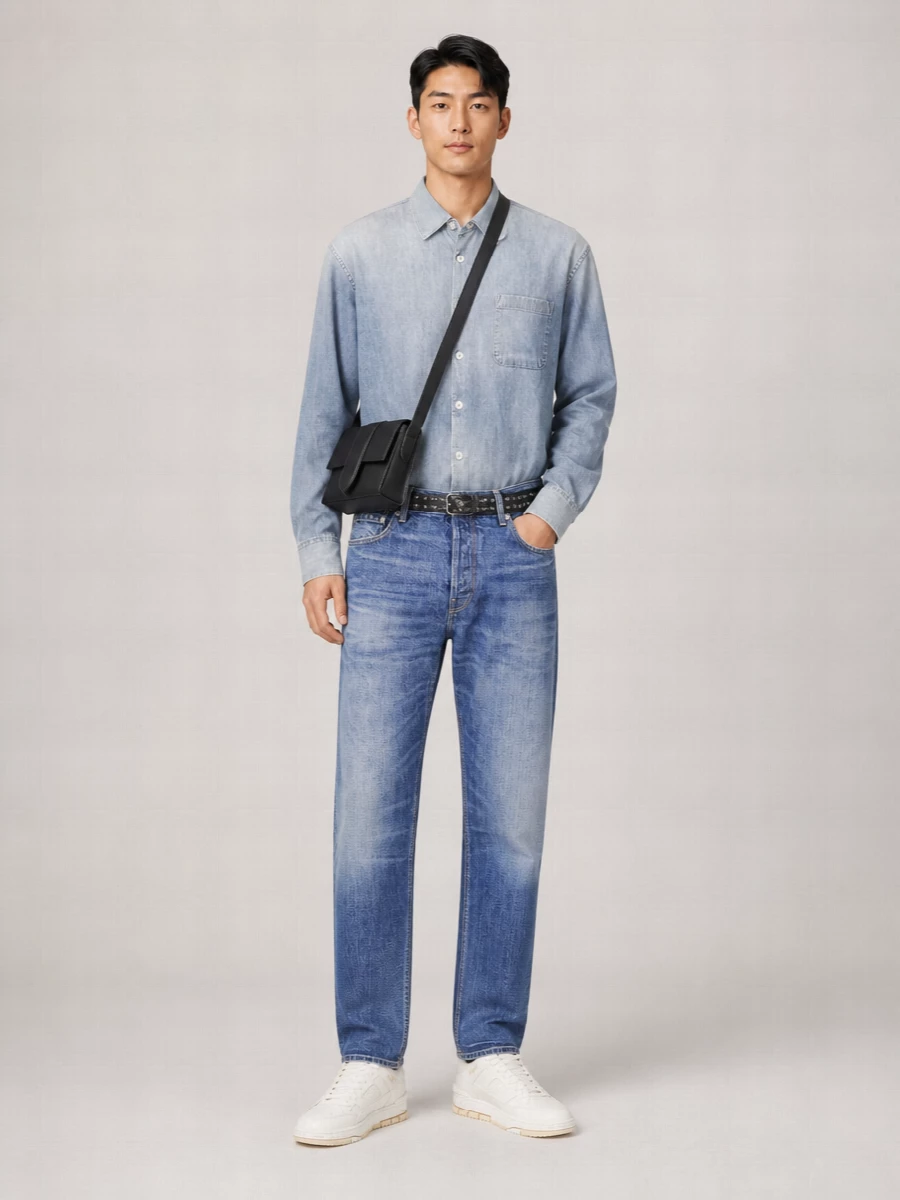 Haikure Denim Straight-Leg Jeans