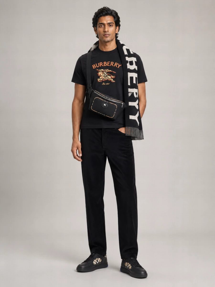 Burberry cotton check shirt