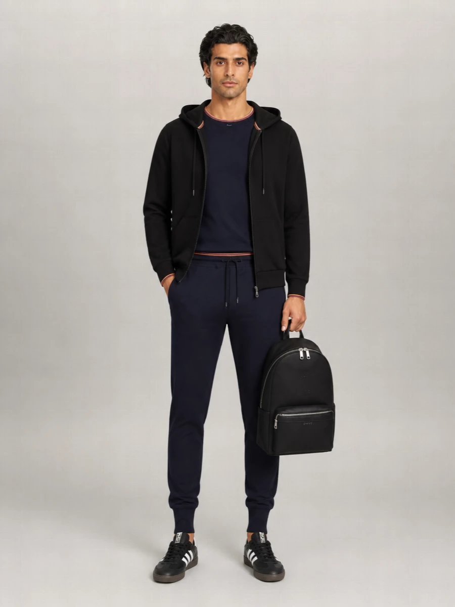 Paul Smith Cotton Zip Hooded Jacket