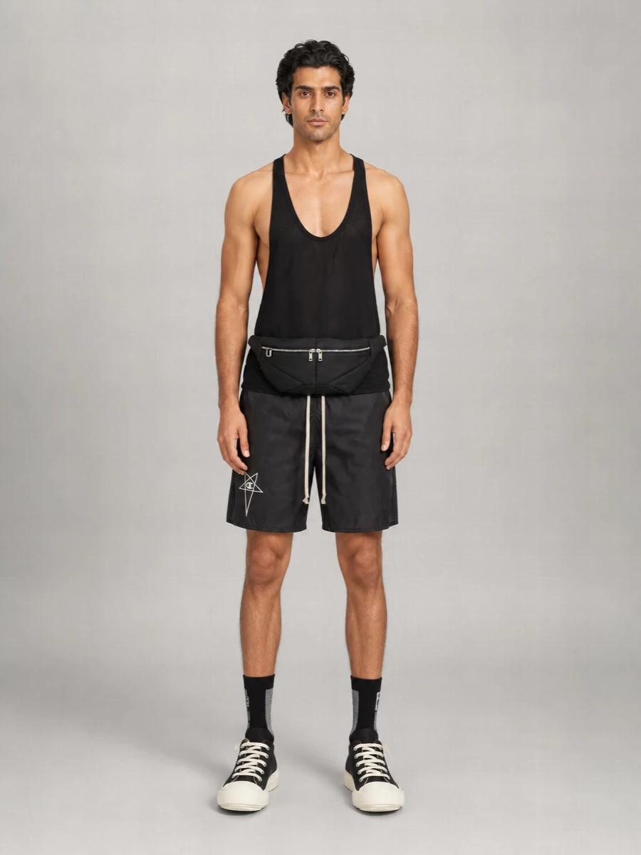 Rick Owens Nylon Deck Shorts