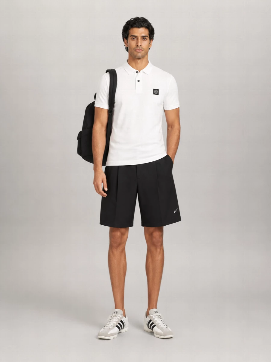 Y-3 Leather Low-Top Sneakers