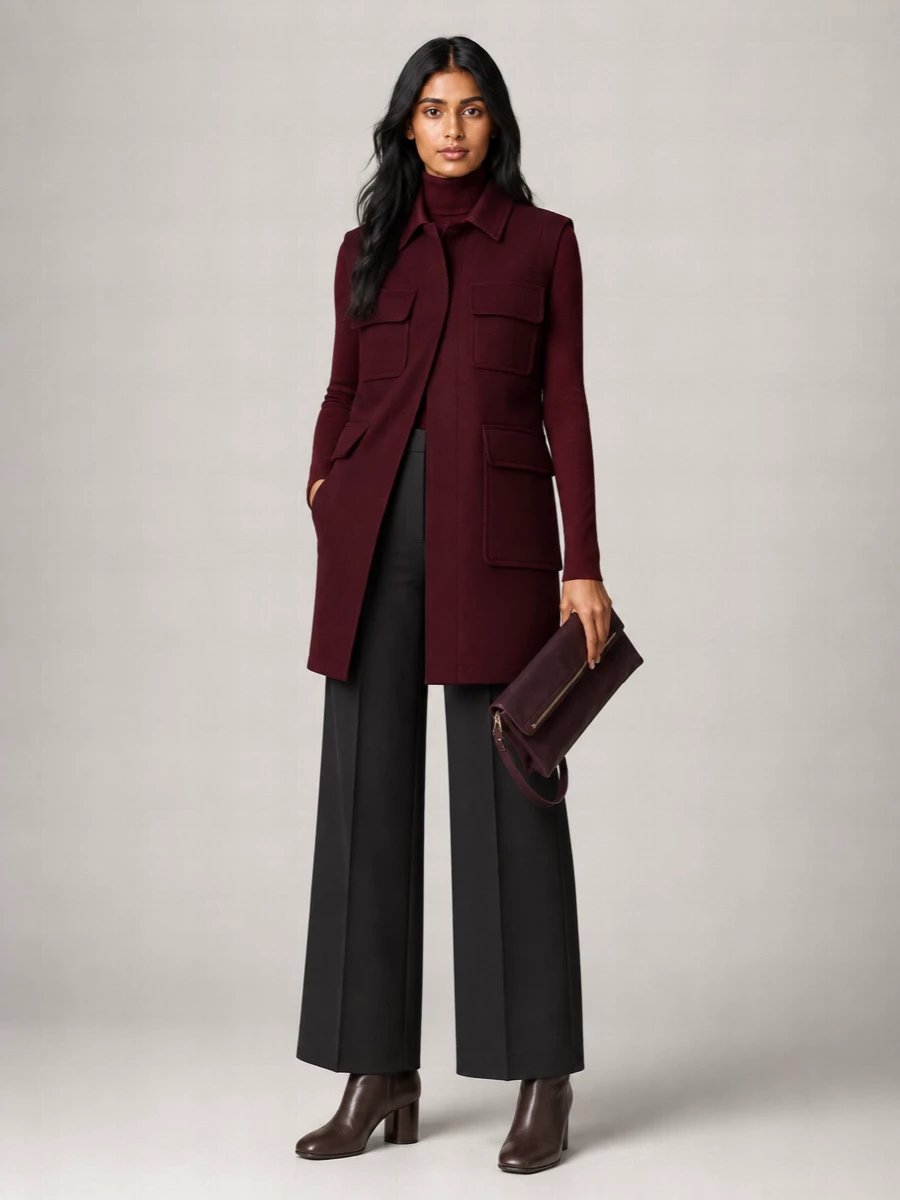 Max Mara Cashmere Sleeveless Coat