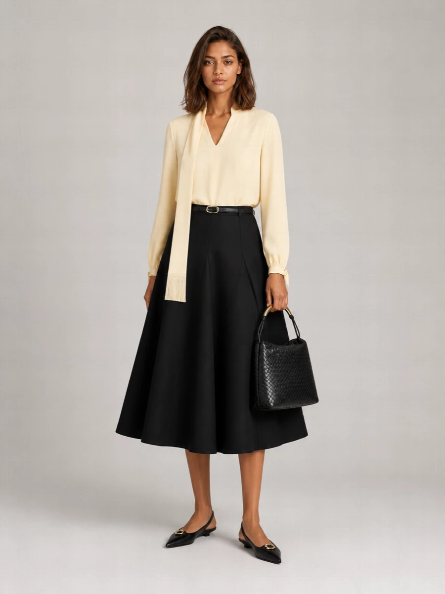 Valentino Garavani Pleated Skirt