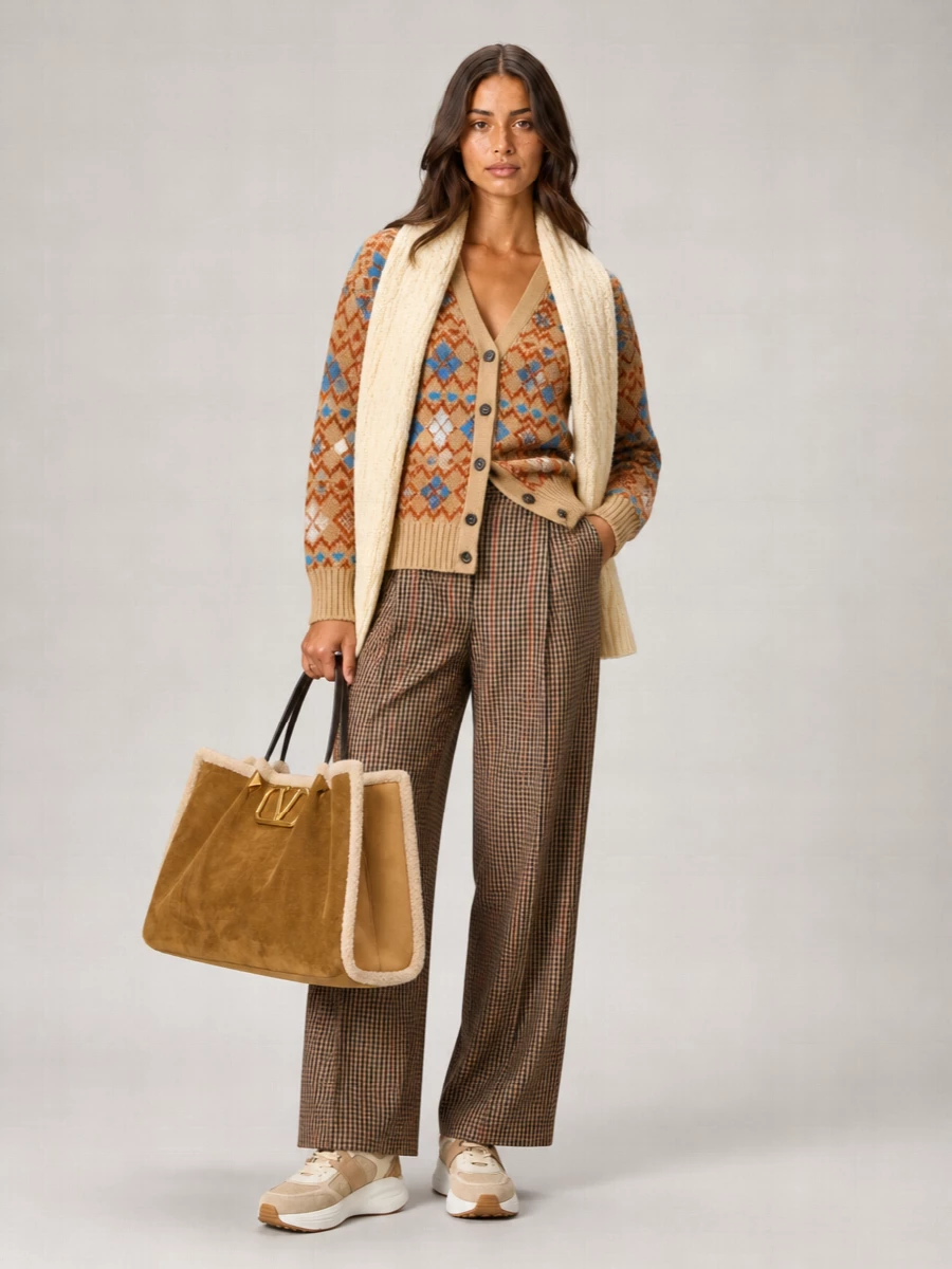 Dsquared2 Heart Vintage Shetland Wool Cardigan